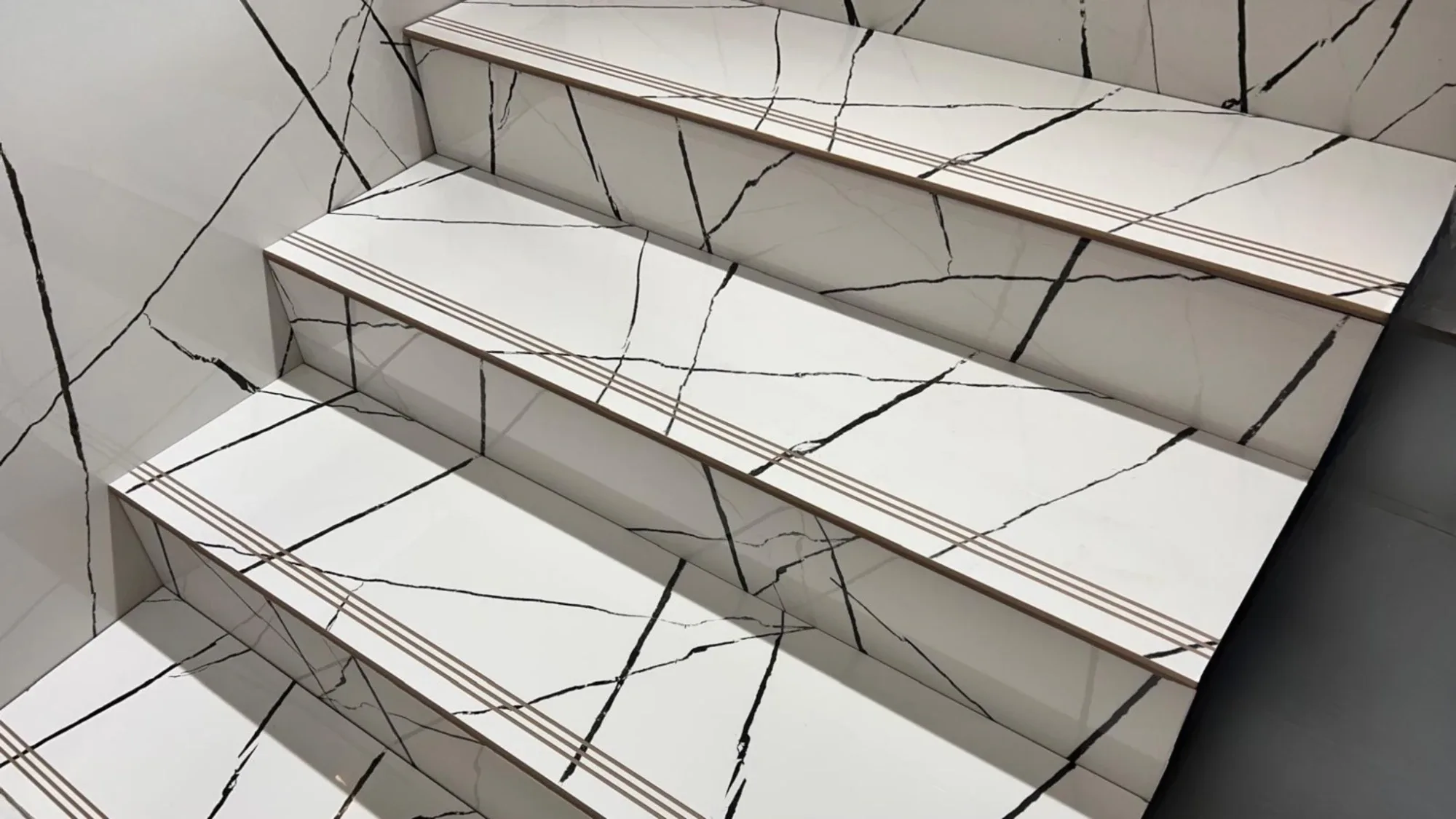 Aristep porcelain stair tread, 120 × 30 cm